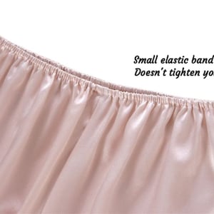 Pure Silk Underskirt, Silk Petticoat Lingerie, Silk Half Slip Petticoat, Short Length Underskirt, Half Petticoat For Women, Silk Underwear zdjęcie 3