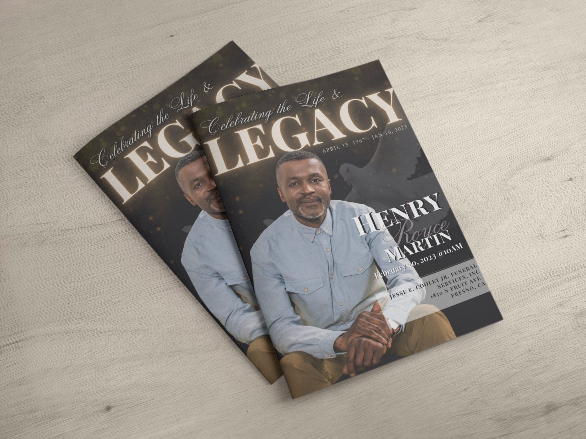Magazine Obituary Funeral Program Digital Download Canva Etsy Magazine Obituary Funeral Program Digital Download Canva Etsy
