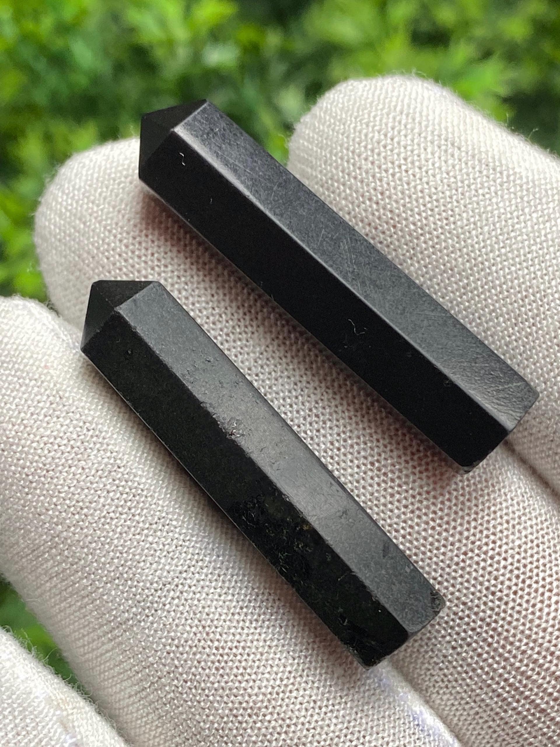 ぴーたんストーンブラック ブラックスピネル|ボタンカットビーズ - 夢源【公式】通販