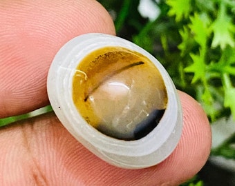 Ancient Sulemani Aqeeq Eye Agate Cabochon - Protection Stone