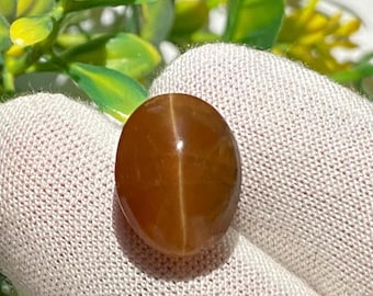 Yellowish Chrysoberyl Cat's Eye Cabochon | 15 CTS Gemstone