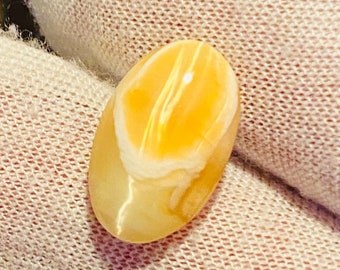 Opale œil De Chat Naturelle 6,31 Carats - 14,8 X 11,2 Mm - Pierre Précieuse Rare