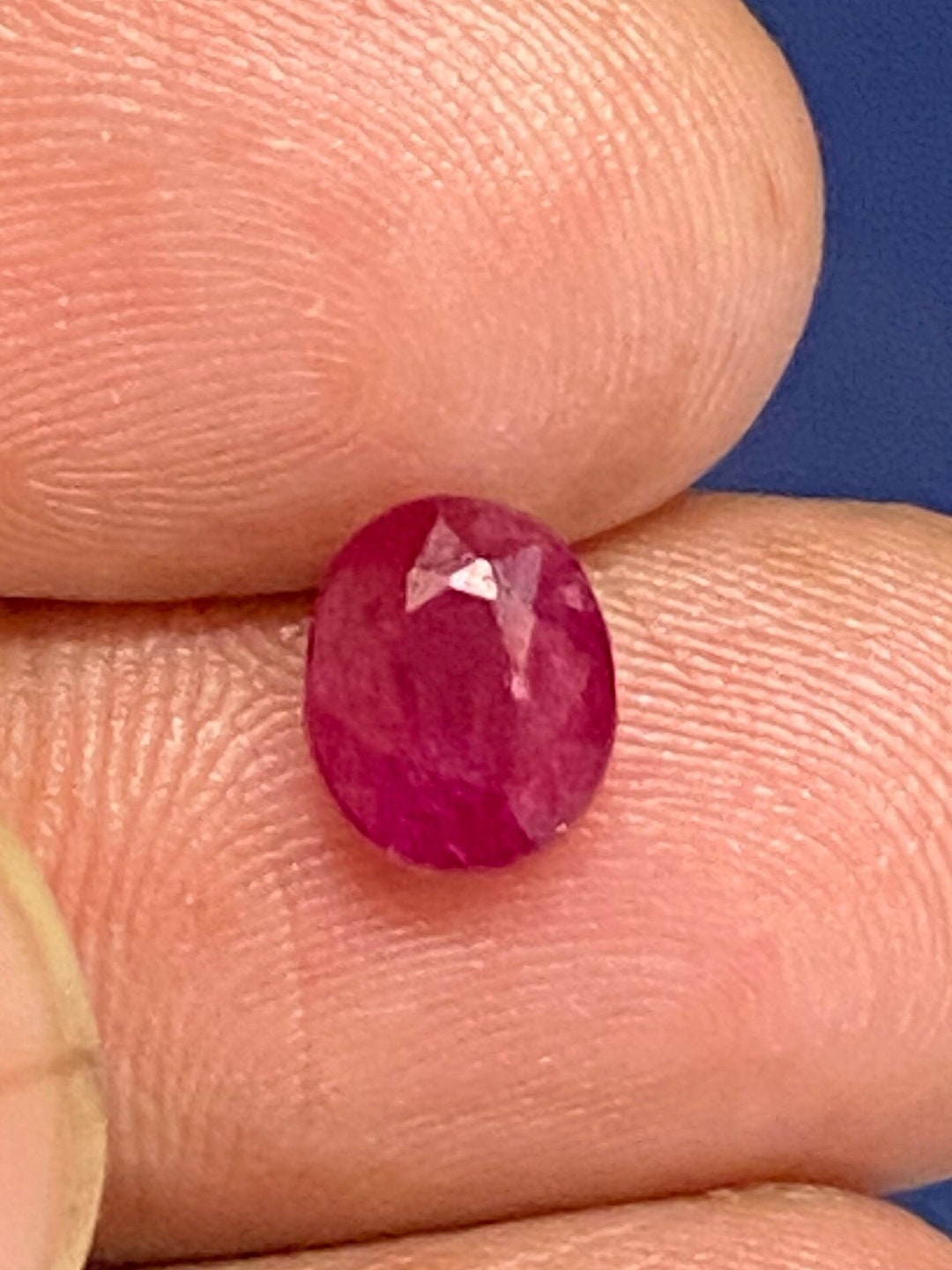 OVAL SHAPE RUBY Natural Ruby Gemstone Unheated Pigeon Blood - Etsy