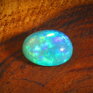 AAA + Opale di colore Paraiba etiope - Cabochon ovale opale blu 8X10mm Gemma opale Paraiba grande Opale di fuoco Welo di alta qualità Opale di fuoco multiplo