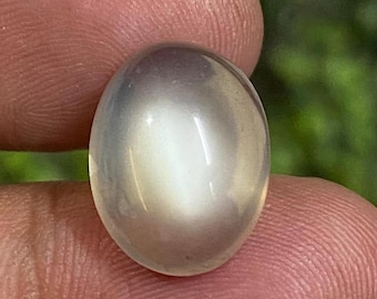 9.80 Carat Shimmering Natural White Moonstone Ceylone Mined | Rare Quality Rainbow Moonstone | Oval Shape Golden Moonstone | Moonstone Ring