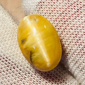 Haloed-Glory Sibirischer CHRYSOBERYL-Katzenauge 100% natürlicher Opal Katzenauge AAA + High Sharp Line High Grade Qualität 9X13mm 6CTS Exclusive Ring