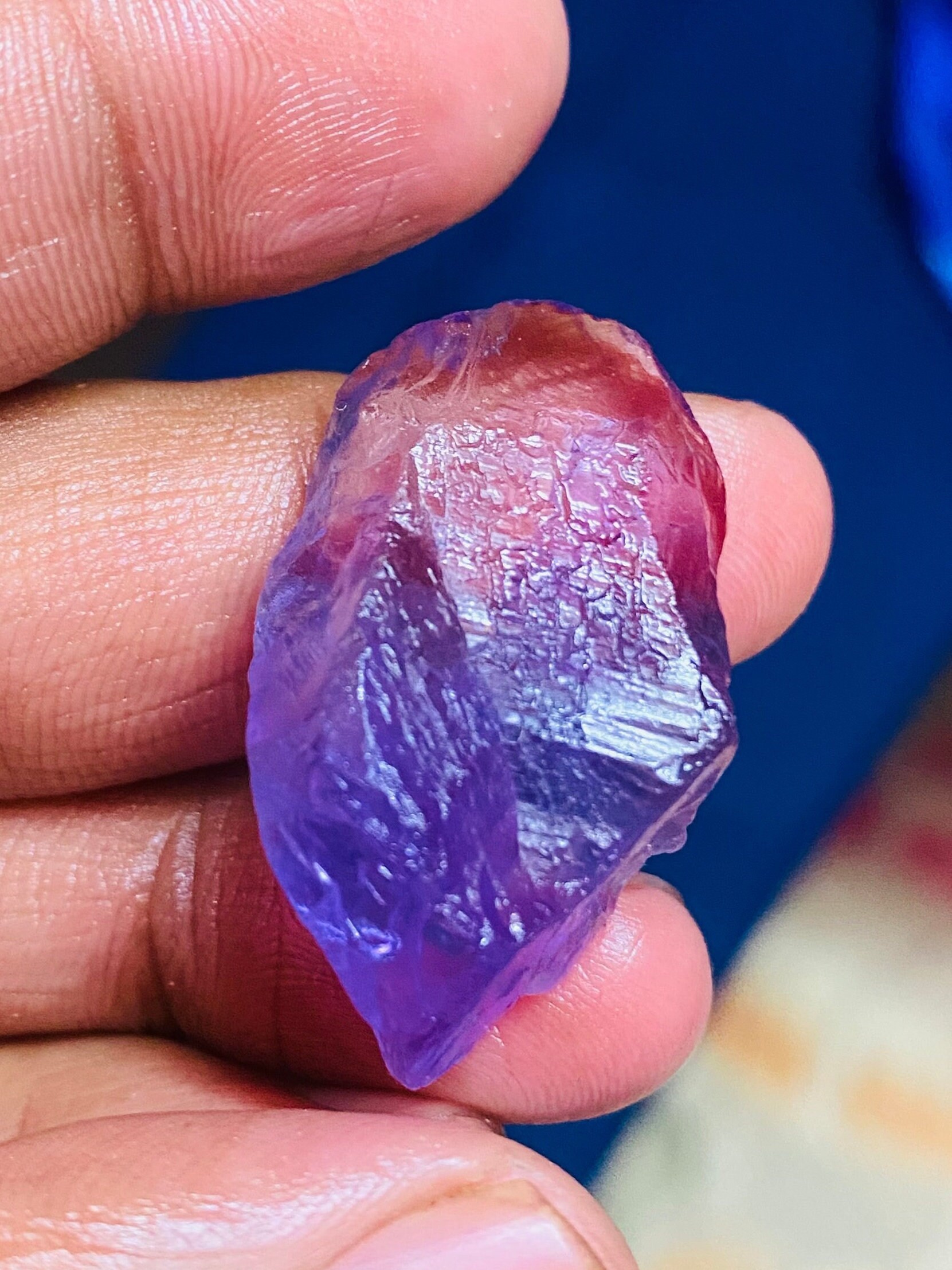 RARE !! JOLIE AMETHYSTE POURPRE FONCEE DU BRESIL : 14,28 CARATS RARE !! JOLIE AMETHYSTE POURPRE FONCEE DU BRESIL : 14,28 CARATS
