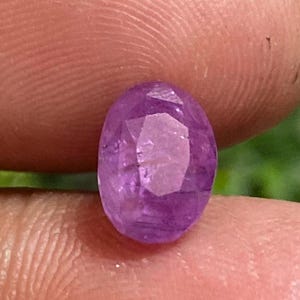 Excellent Hot Purple Sapphire, Natural Dark Purple Sapphire, Spectacular Purple Safiras, Oval 3.30Cts Igitl Certified, Unheated, Rare Old