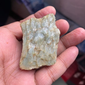 Crisoberillo grezzo da 324 carati Occhio di gatto - Occhio di gatto FANTASTICO cluster di pietre preziose grezze - Estratto dalla terra - Grandi pezzi - Materiale grezzo - Cuore yoga