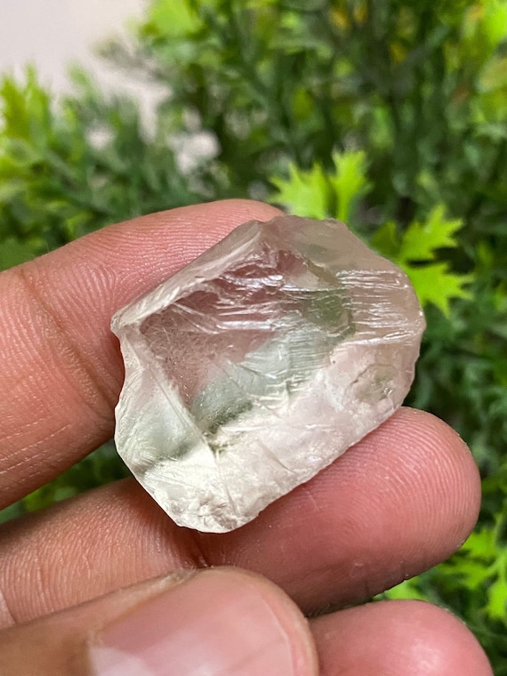 RAW WHITE TOPAZ Crystal- Specimens Chunky Rough Gemstone- Bigger 50 Carat  size Unheated Untreated Pakisthan Mined Clear Topaz Rough