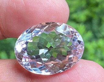 ラベンダームーンクォーツ - リングサイズ ピンクアメジスト 20.25