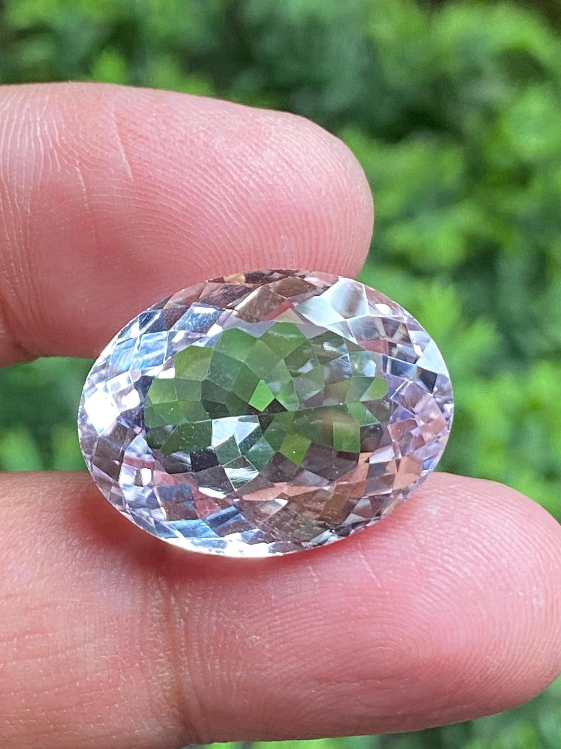 ラベンダームーンクォーツ - リングサイズ ピンクアメジスト 20.25