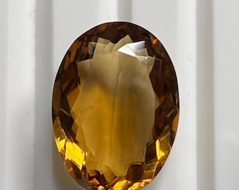 Oval Golden Topaz, Natural Loose Gemstone, 8.80 Carat
