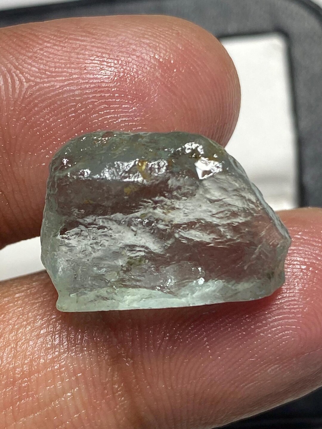 原石アクアマリン結晶標本、15.25カラット、ブラジル産宝石 - Etsy 日本