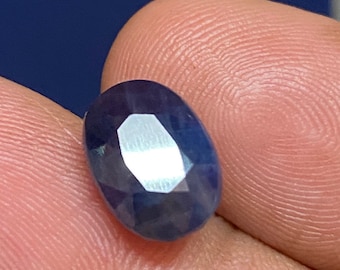 5.25CT Burmese Blue sapphire | Untreated Unheated | Natural Feceted | Loose Cutting | Earth Mine | Gia Certified | Engagement Ring Sapphire