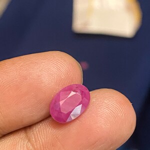 Stunning AGR Certified Unheated Untreated Natural Pink Red Opaque Ruby 2.90 Carat Loose Unique Cutting Gemstone- July Birthstone For Jewell