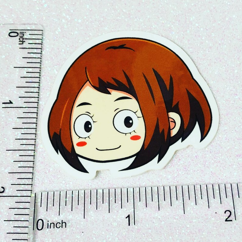 Ochaco Uraraka My Hero Academia Anime Stickers Laptop | Etsy