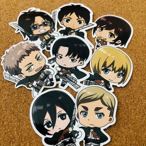 attack on titan junior high sticker aot junior high anime etsy ireland