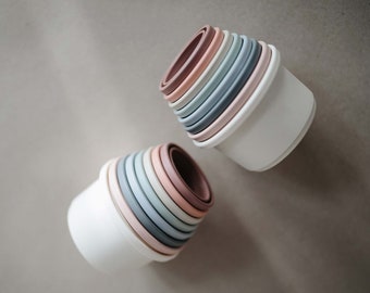nesting stacking drip drop cups