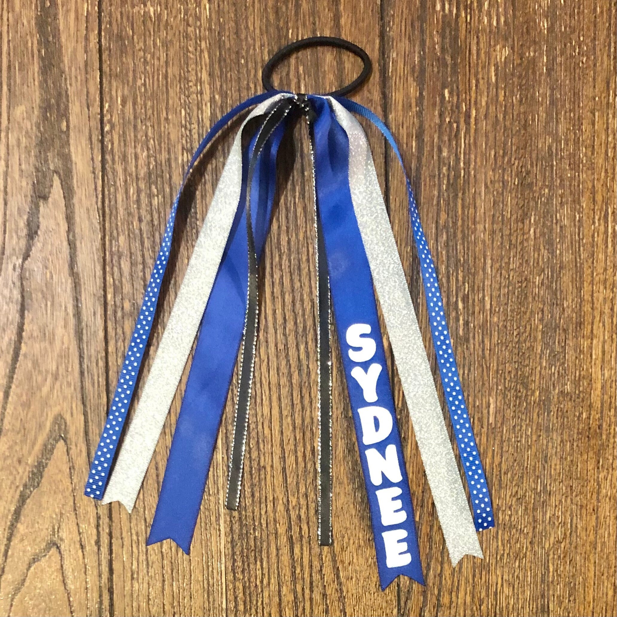 VOLLEYBALL HAIR RIBBONS Ponytail Holder Ponies Tie Bow Etsy