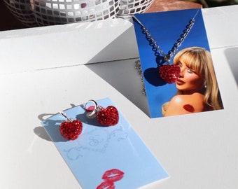 Sabrina Carpenter Jewelry, Short n' Sweet Tour Jewelry, Sabrina Carpenter Necklace and Earrings, Sabrina Carpenter Merch