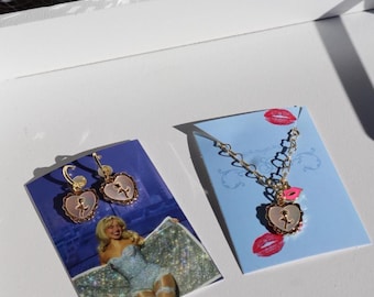 Sabrina Carpenter Jewelry, Short n' Sweet Tour Jewelry, Sabrina Carpenter Necklace and Earrings, Sabrina Carpenter Merch, Handmade Jewelry