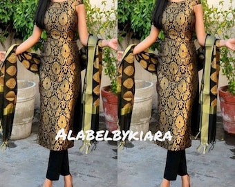Completo pakistano per donna, abiti punjabi, abito da damigella d'onore, abiti pakistani per donna, salwar kameez pakistano, abito salwar pronto all'uso