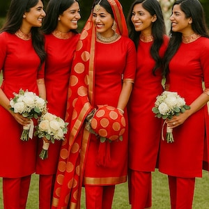 Indian Bridesmaids Kurta Pant For Women Designer Salwar Suit Bridesmaids Suit Indian Dress Salwar Kameez Desi Bridesmaids For Wedding