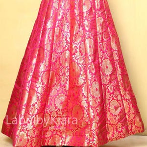 Indian Brocade Lehenga For Women Designer Lehenga Wedding Lehenga Ethnic Indian Lehenga ReadytoWear Lehenga For Girls Made To Order