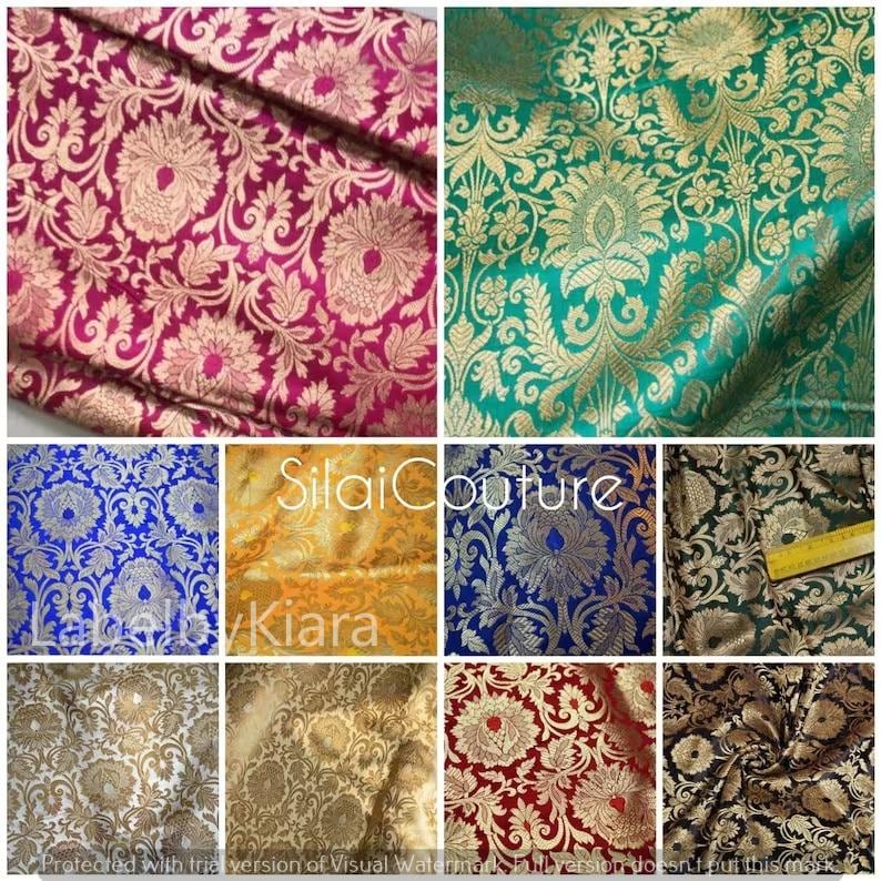 Handwoven Banarasi Brocade Kurta With Sharara An Gota Work Dupatta main image 1