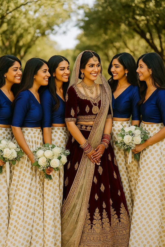 where to buy indian bridesmaid dresses Indian Bridesmaid Dresses to Inspire Your 'Maids