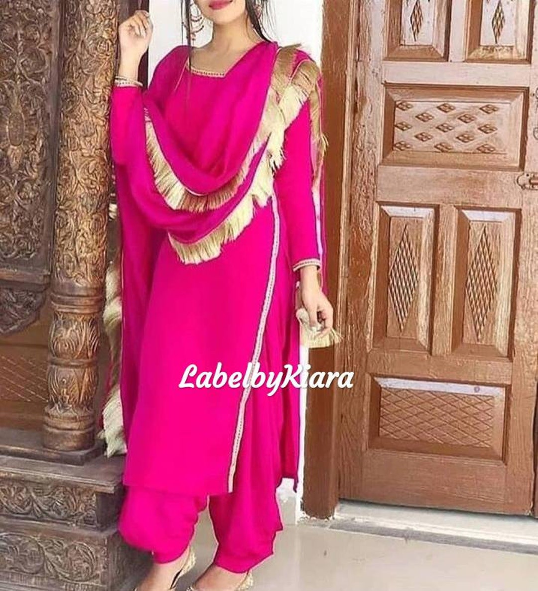 Buy Punjabi Patiala Suit for Women Salwar Suit Anarkali Suit ...