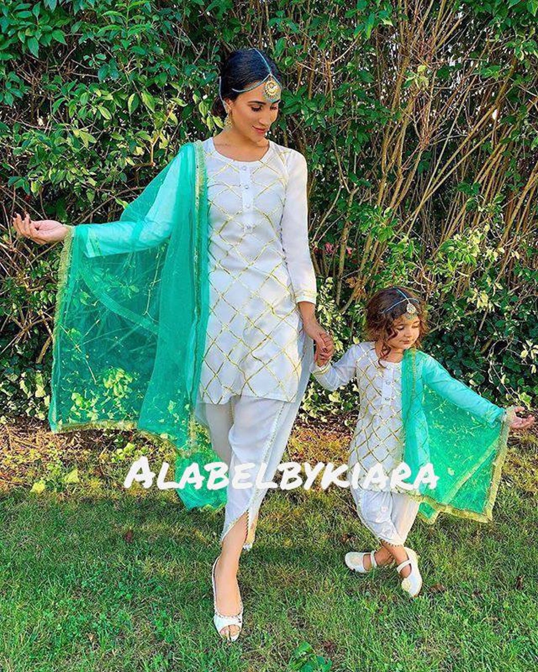 Mother Daughter Matching Salwar Kameez Dress Indian Lehenga - Etsy Singapore