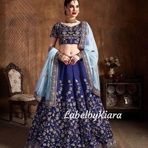Traditional lehenga choli heavy embroidery lengha choli Indian Designer lehenga choli for women bridesmaid lehenga bridal lengha choli