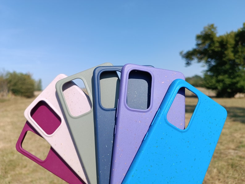 Case for Samsung Galaxy A13 4G A53 5G A52 S23 S22 S20 FE A12 A22 A32 S21 Ultra Biodegradable Eco Bio Recyclable Green cell phone cover image 1