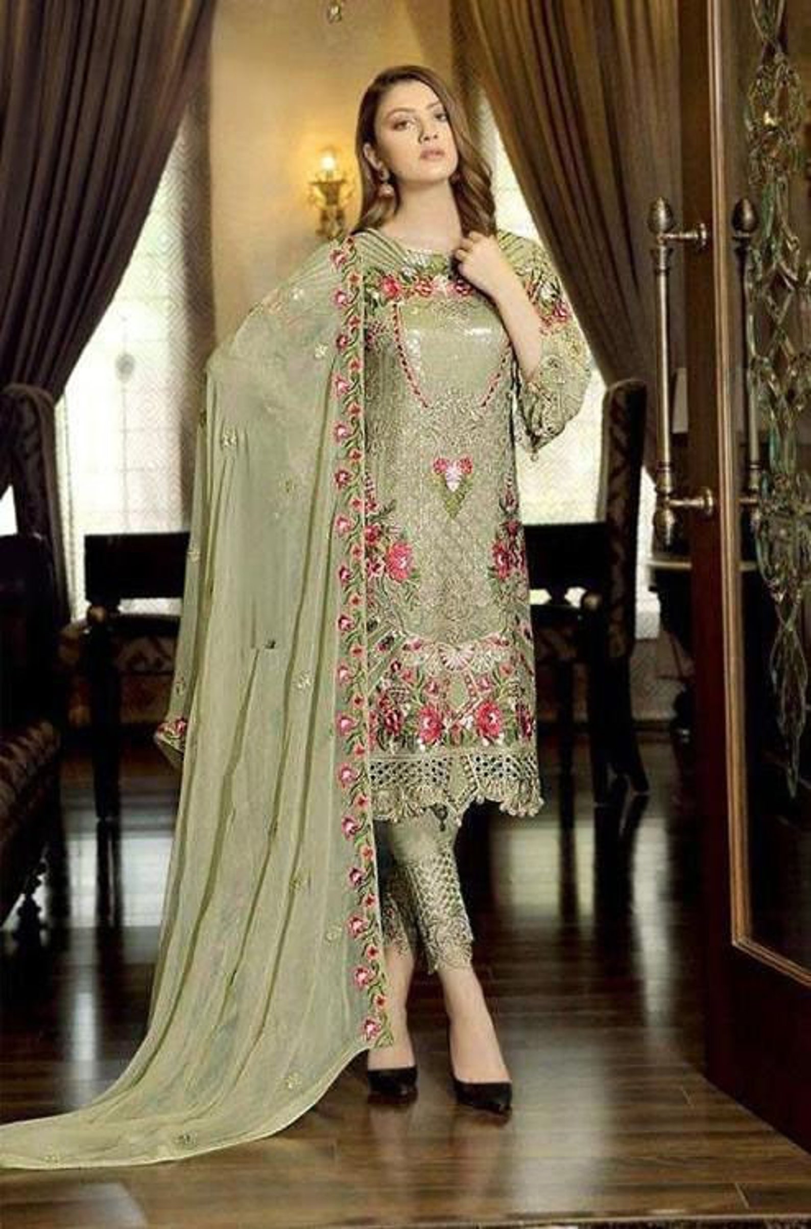 Ready to wear Pakistani suit for women designer dress wedding | Etsy
