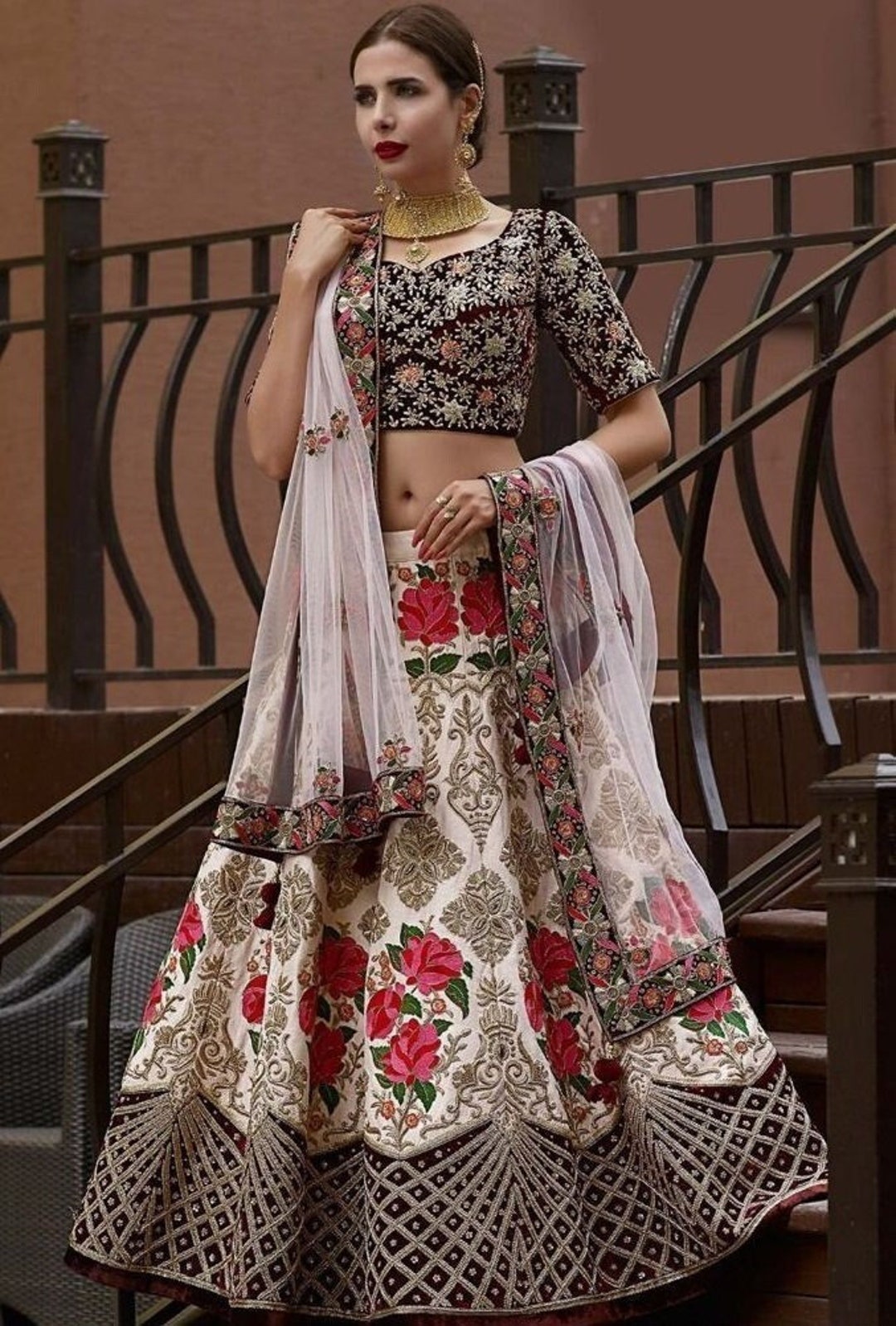Indian Wedding Lehenga Choli Designer Silk Lehenga Choli - Etsy