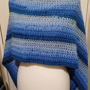 Winter Shawl, Wrap Crochet Pattern