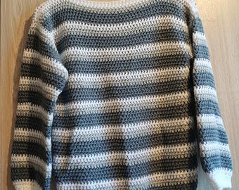 Crochet Pattern, Women's Sweater, Handmade Jumper (PDF Pattern), 3 Sizes