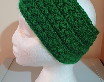 Winter Headband Pattern, Crochet Ear Warmer, Adult Sizes (PDF Pattern)