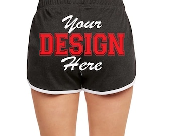 Customizable Dolphin Shorts, Mid-Waisted Running Shorts, Cheeky Fit