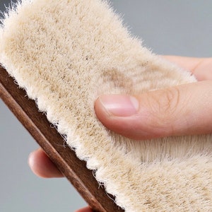 Naturally Simple Wool and Wood Soft Shoe Brush image 6