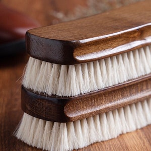 Naturally Simple Wool and Wood Soft Shoe Brush image 8