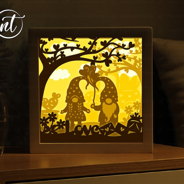 Gnome Valentine Shadowbox Template, Easter Bunny Lightbox SVG, Paper Cut Shadow Box, 3D Easter SVG FILE Gnome Valentine Shadowbox Template, Easter Bunny Lightbox SVG, Paper Cut Shadow Box, 3D Easter SVG FILE