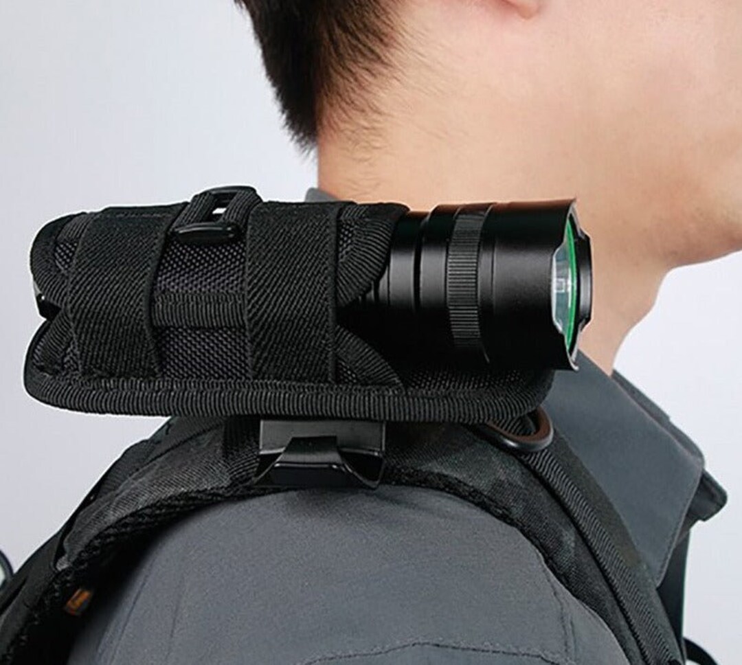 Tactical Flashlight Holder Etsy