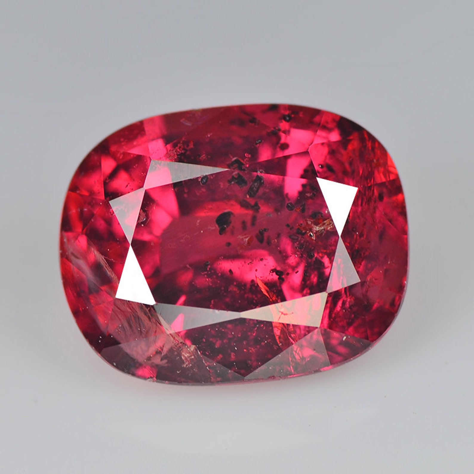 Red Pink Ruby Natural Ruby Cushion 1.97 Cts Gemstone Etsy