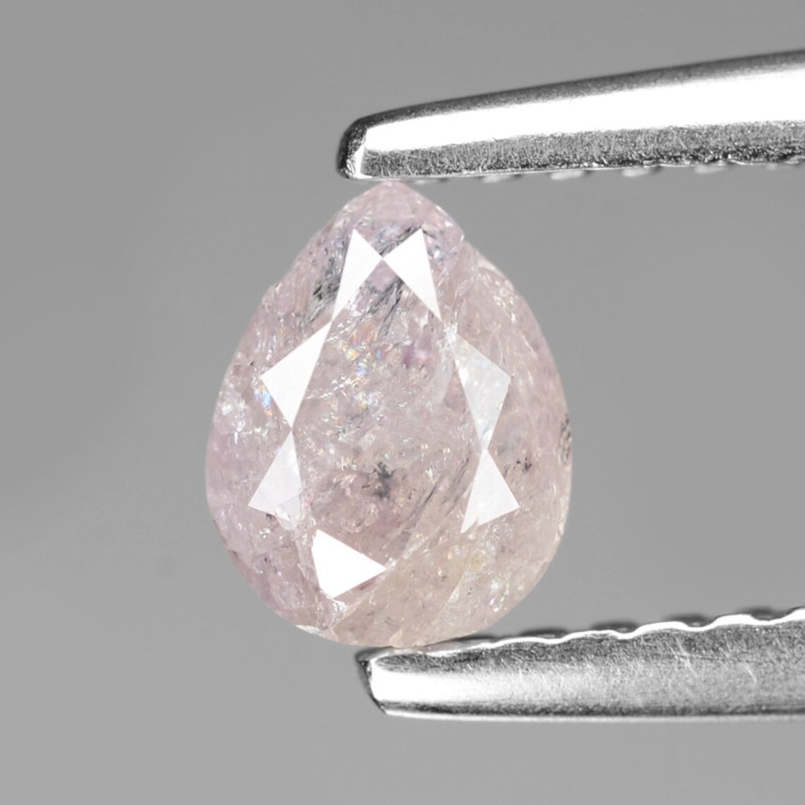 0.55 Cts Natural Loose Diamond Pear Pink Color Diamond 5.5 MM Etsy