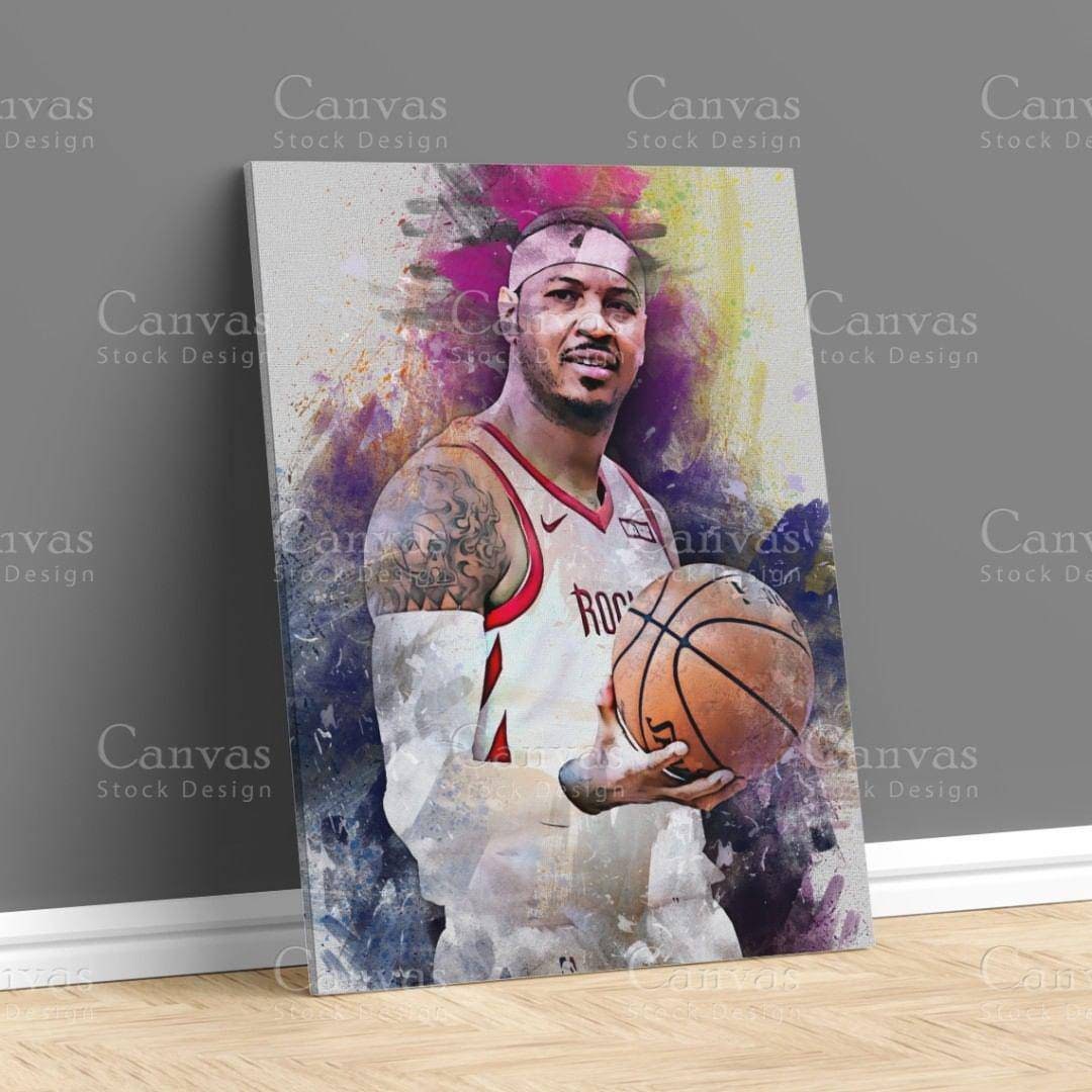 ZHANGMING Carmelo Anthony Poster Basketball Player (29) Artworks Picture  Print Poster Wall Art Painting Canvas Gift Decor Home Posters Decorative