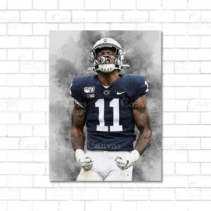 Micah Parsons Poster, Dallas Cowboys, Canvas Frame, Kids Wall Decor, Football, Man Cave Gift for Him - Her, Sports Canvas Wall Art