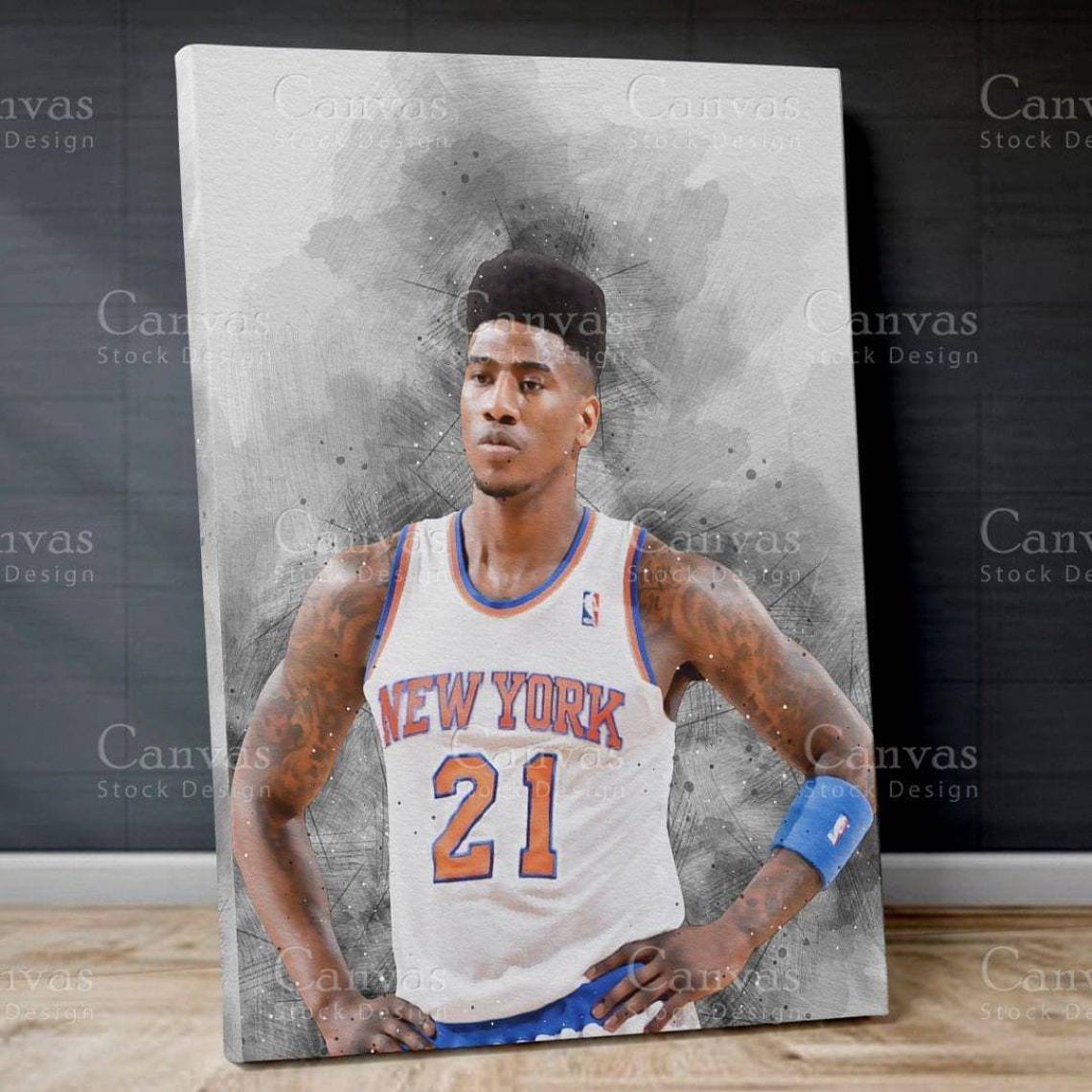 Iman Shumpert Poster New York Knicks Canvas Frame Kids Wall Etsy